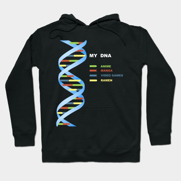 My DNA Otaku Anime Lover Hoodie by ballhard